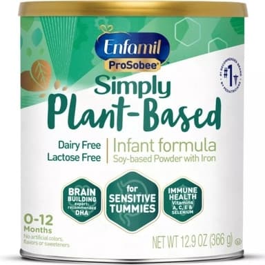 Enfamil ProSobee Plant-Based Soy Infant Formula with Iron, Powder, 12.9 oz. - Each - Image 1