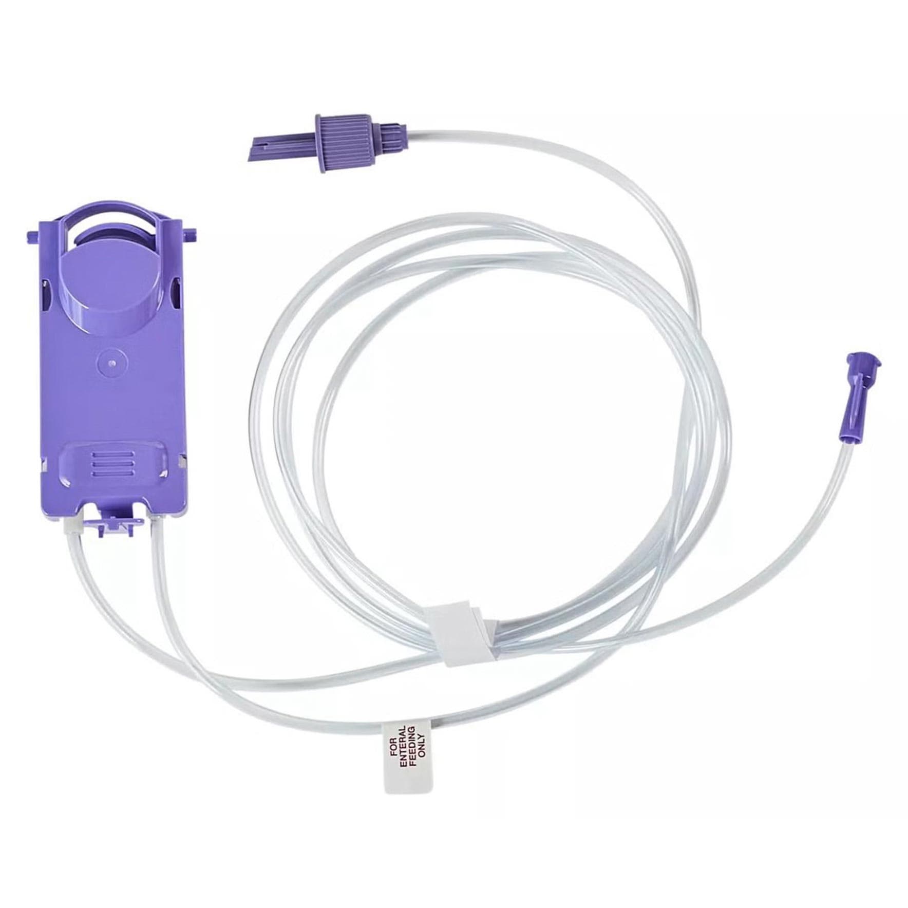 Kangaroo Connect Feeding Pump Safety Screw Spike Set with ENFit Connector - Case of 30 - Image 1