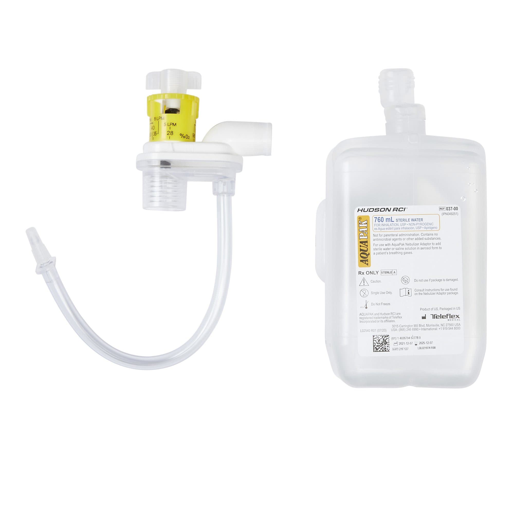 Hudson RCI AquaPak Handheld Nebulizer Kit - Case of 10 - Image 1