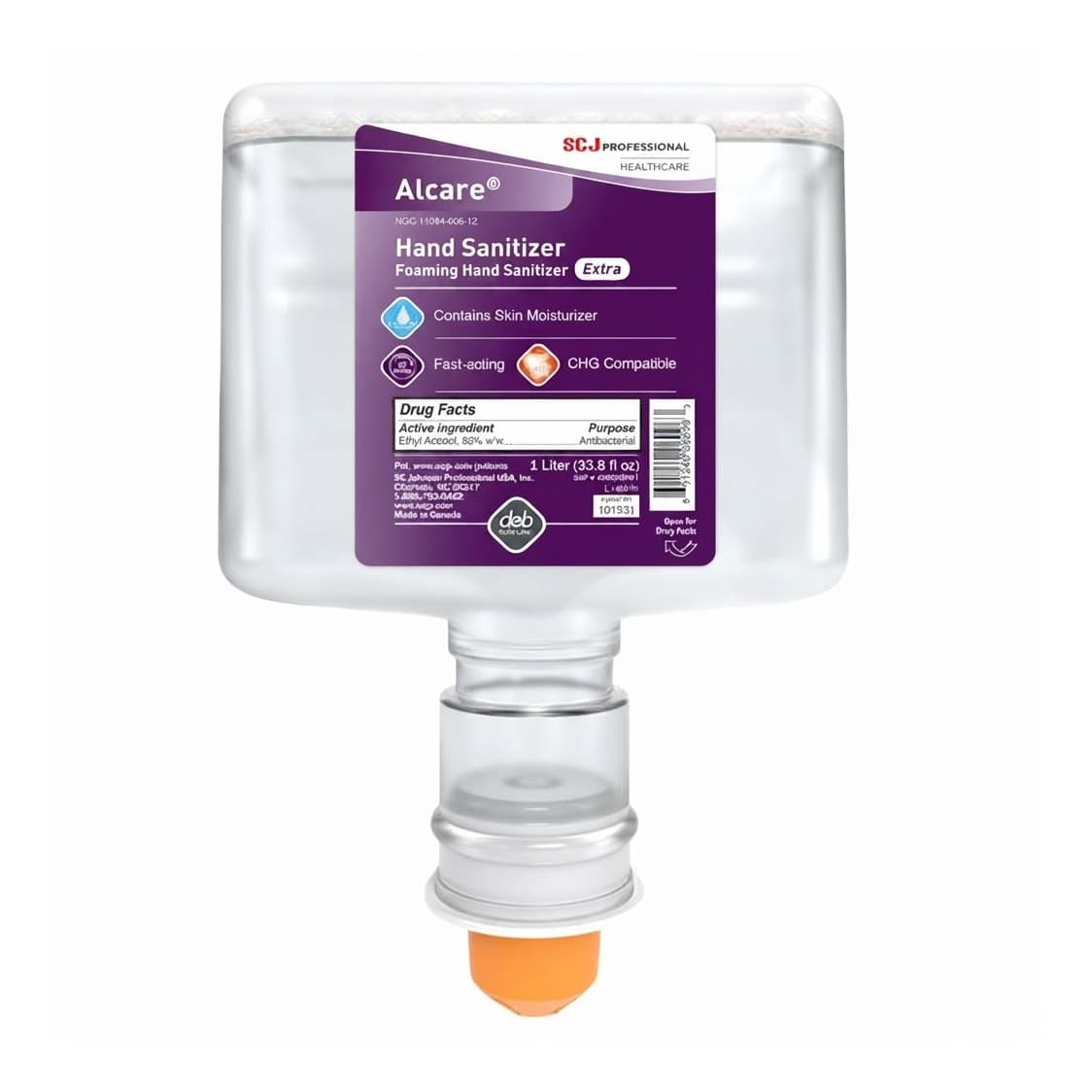 Alcare Extra Hand Sanitizer Dispenser Refill Bottle - Image 1