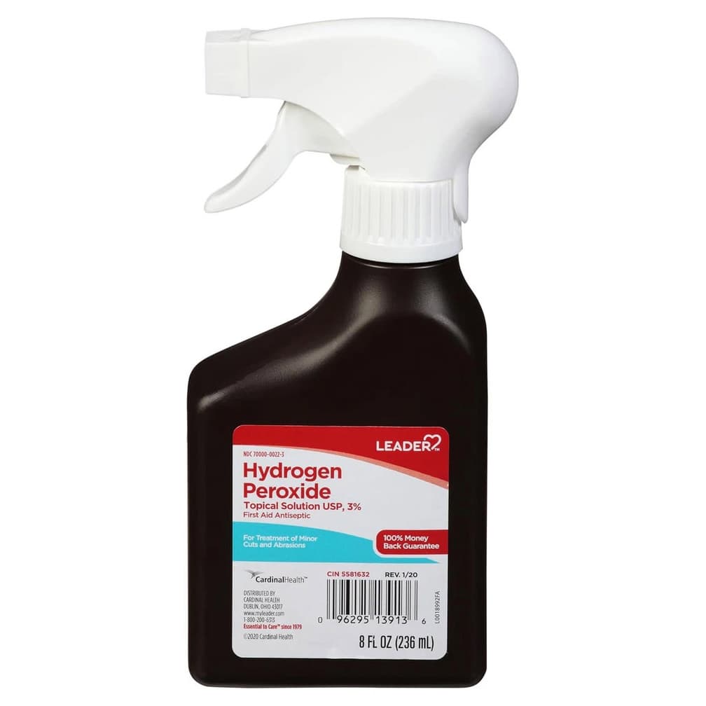 Leader Hydrogen Peroxide Spray, 3%, 8 oz - Each - Image 1