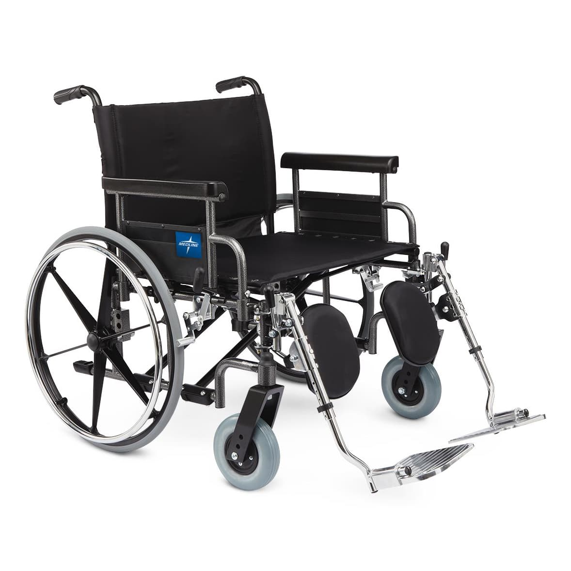 Medline Shuttle Extra-Wide Bariatric Wheelchair - Image 1