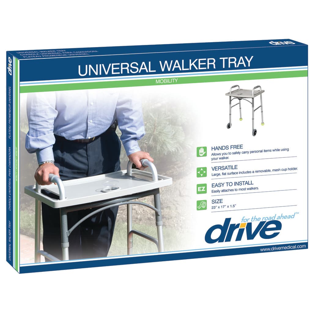 Drive Universal Walker Tray with Cup Holder - Image 3