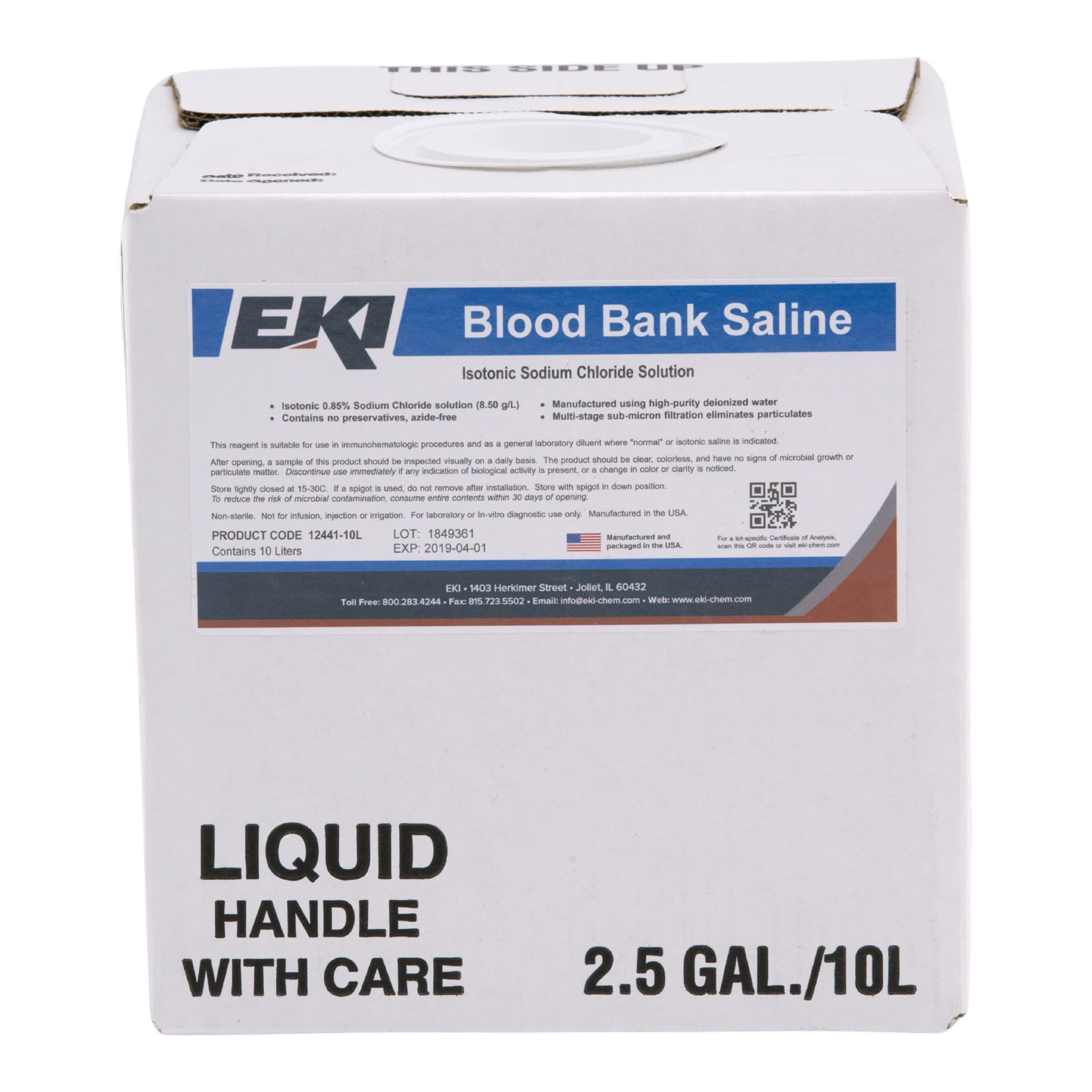 Immunohematology Reagent Saline Blood Bank 0.85% - Image 3