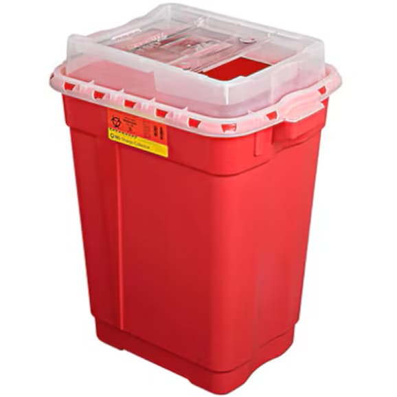 BD Large and Extra Large Sharps Container, Slide Top - Image 2