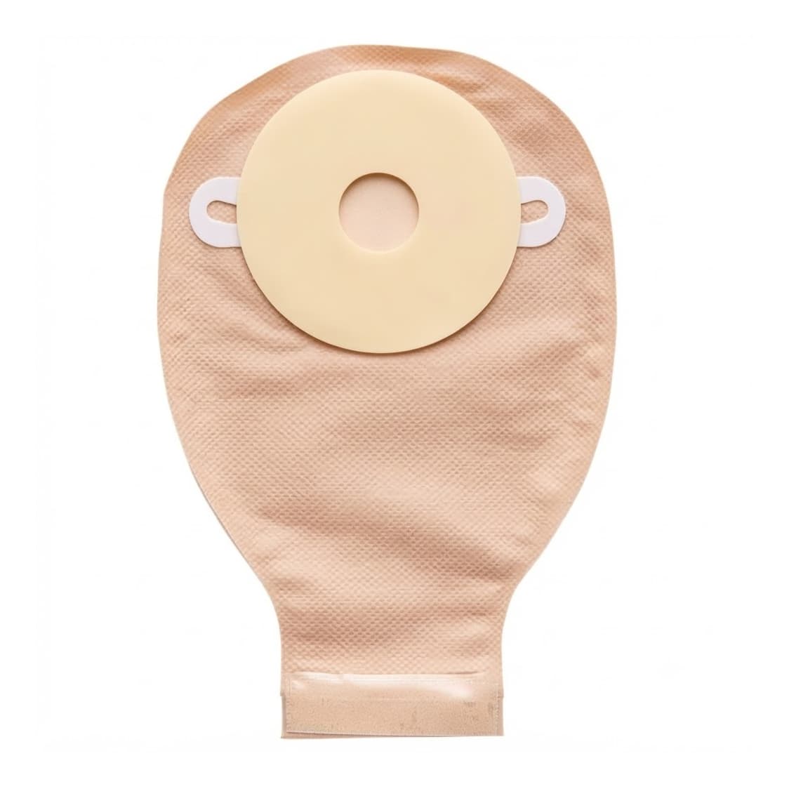 Nu hope Brief Precut drainable pouch, 12 oz, Convex, 1 Inch - Box of 10 - Image 1