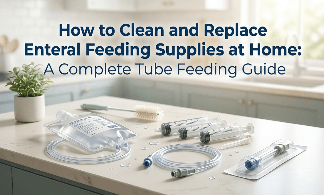 How to Clean and Replace Enteral Feeding Supplies at Home: A Tube Feeding Guide