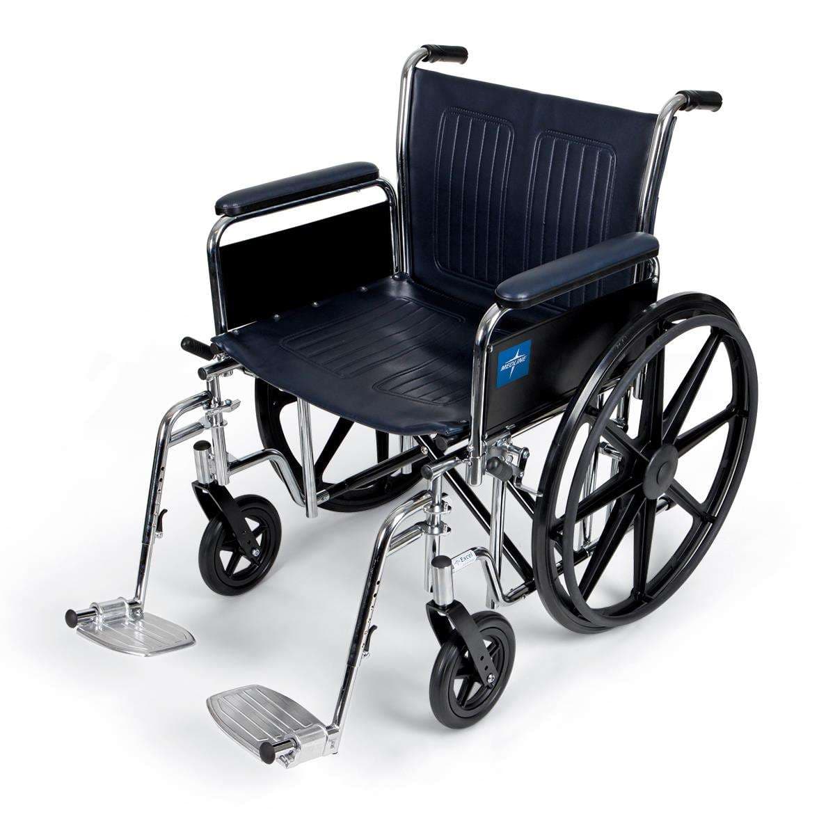 Medline Excel Extra Wide Manual Wheelchair - Image 2