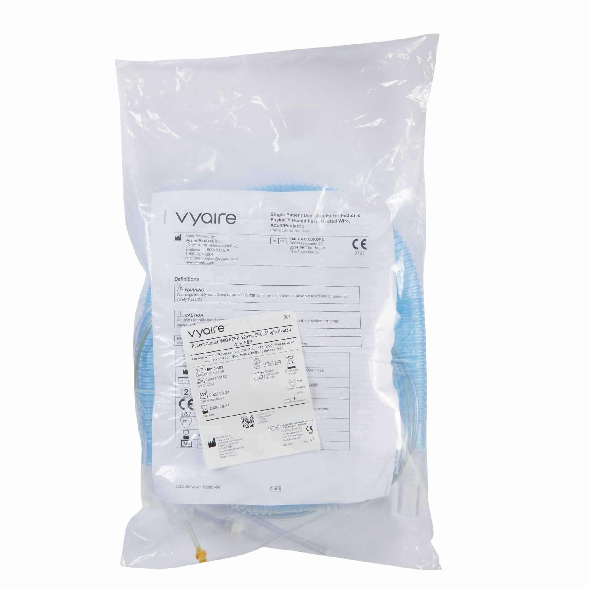 Vyaire Medical Single Heated Wire Circuit without Peep - Image 2