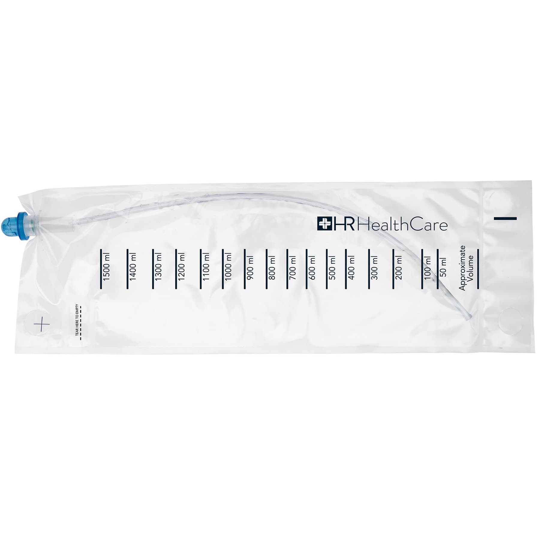 EZ-Advancer Closed System Catheter Tray, 12 FR, 16" Length, 1500 mL Collection Bag - Case of 100 - Image 1