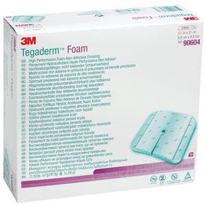 3M Tegaderm High Performance Non Adhesive Foam Dressing, 2" x 2" - Box of 10 - Image 1