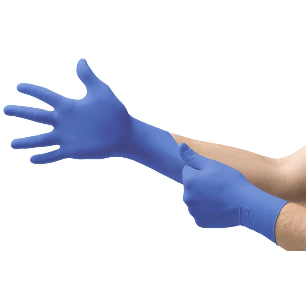 Microflex Cobalt Nitrile Exam Gloves - Image 2
