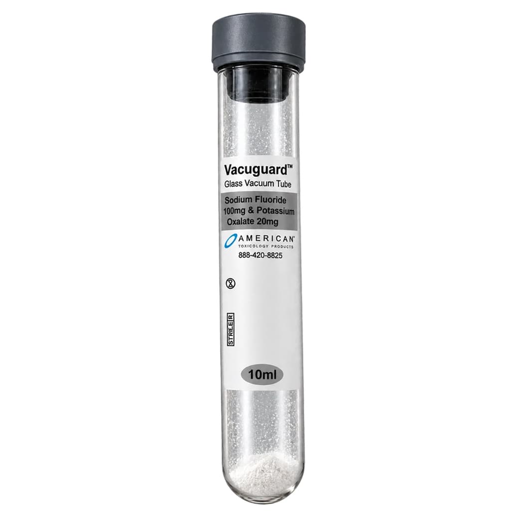 Vacuguard Gray Top Vacuum Blood Collection Tube - Box of 1000 - Image 1