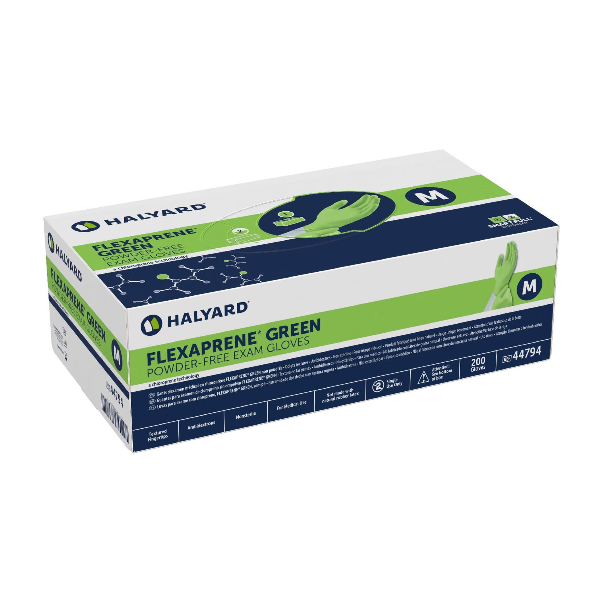 FLEXAPRENE GREEN Exam Gloves - Image 1