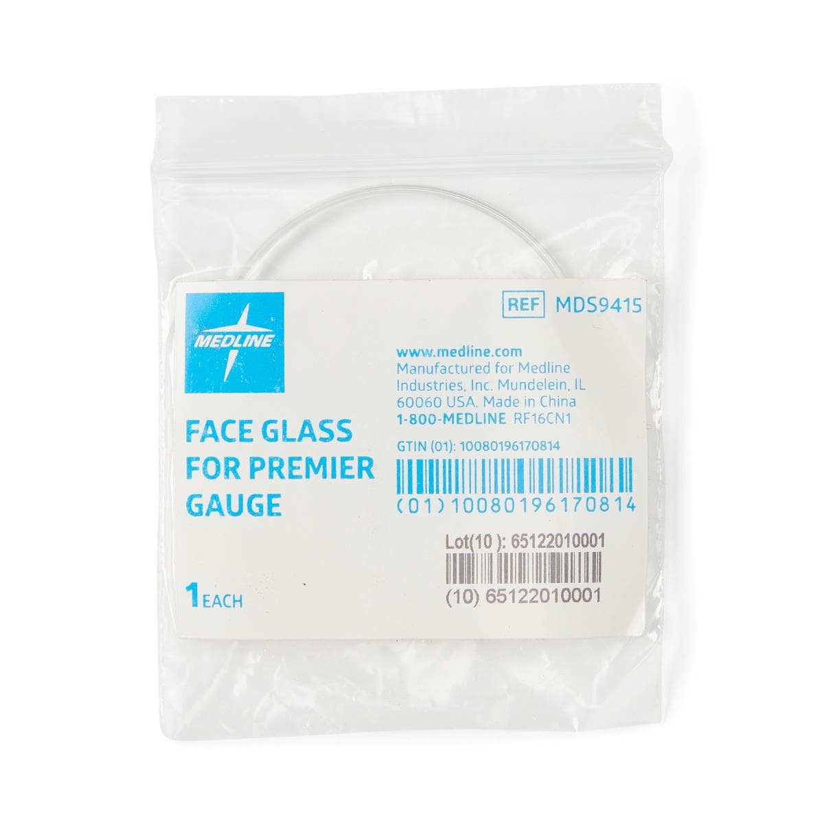 Medline Face Glass for Premier Aneroid Gauge - Image 2