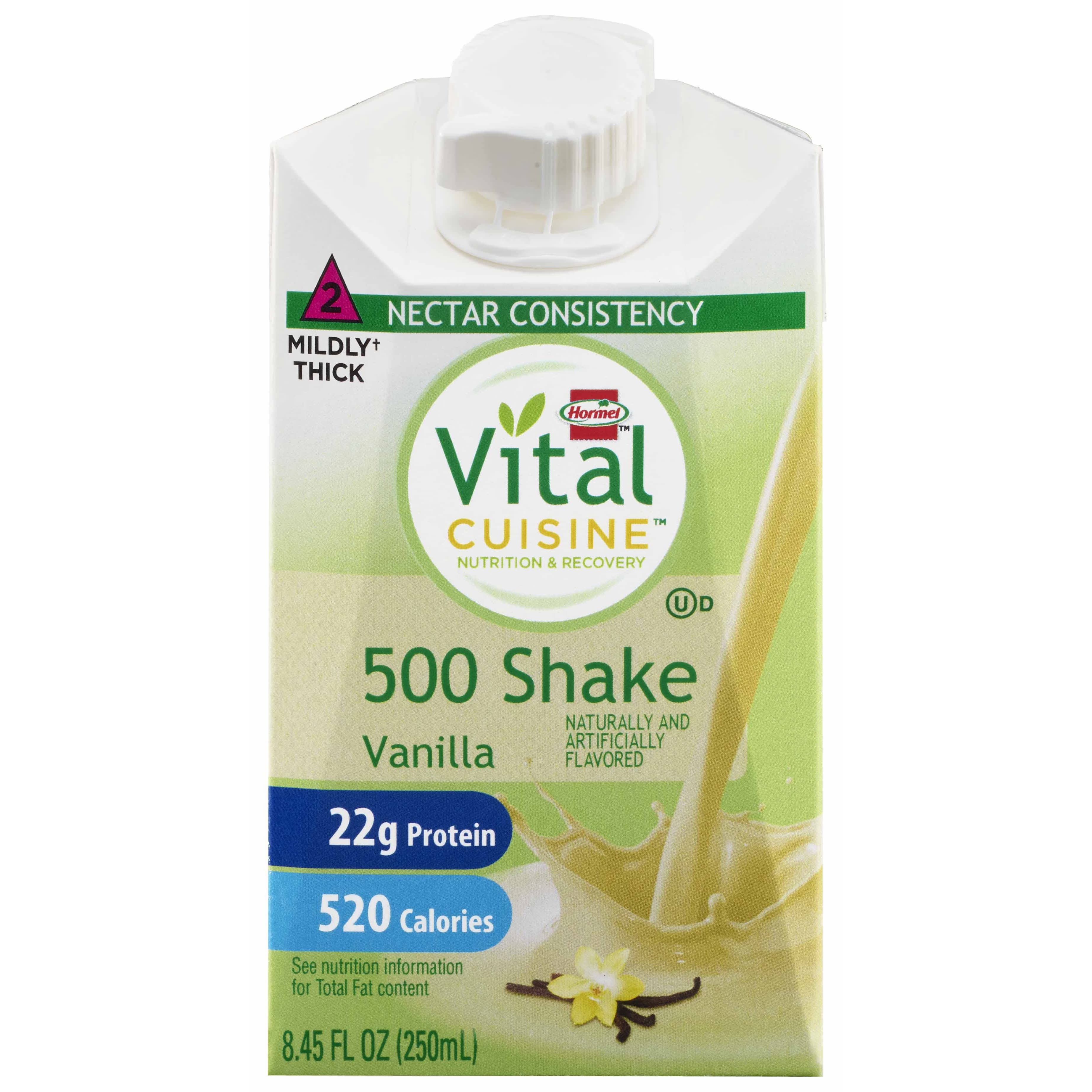 Vital Cuisine 500 Shake Ready to Use Oral Supplement, Vanilla, 8.45 oz - Each - Image 1