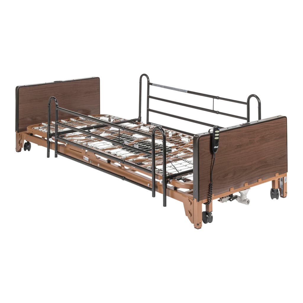 Drive Medical Delta Ultra-Light 1000 Full-Electric Low bed with Full Rails - Image 1