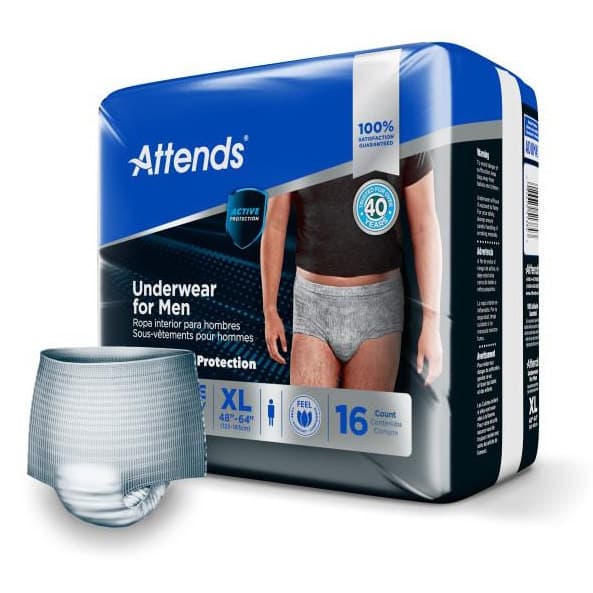 Attends Men's Discreet Absorbent Underwears - Image 6