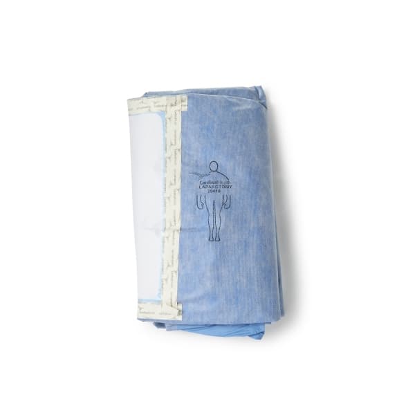 Cardinal Abdominal Drape Laparotomy Drape, 100 W x 77 W x 122 L Inch - Case of 12 - Image 1