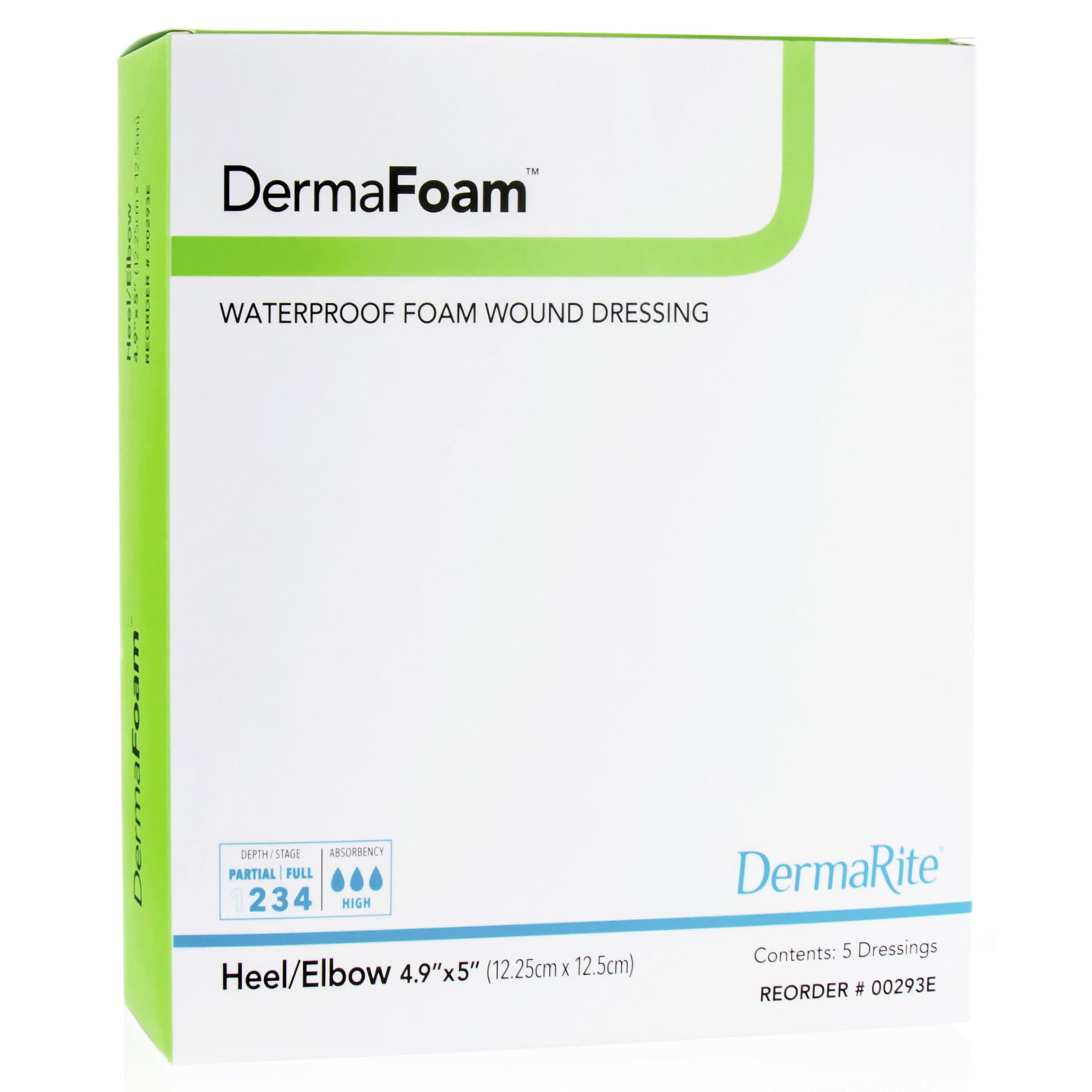 DermaFoam Waterproof Non Adhesive Foam Wound Dressing - Image 4