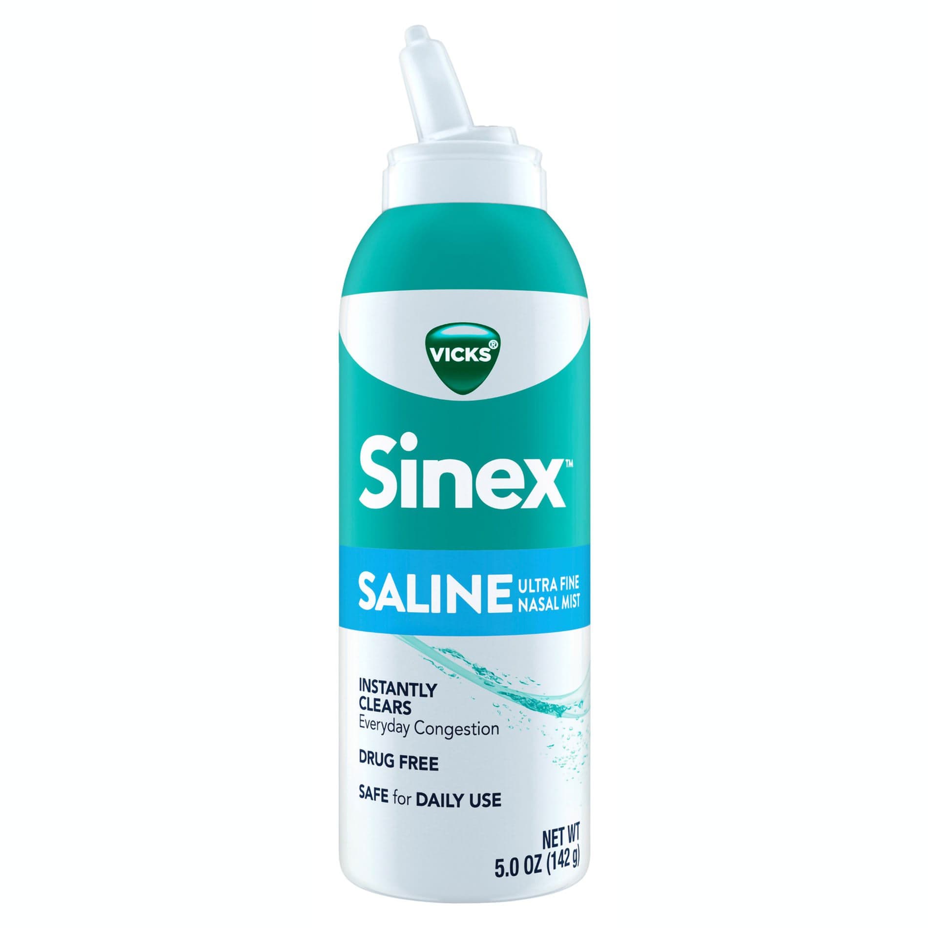Vicks Sinex Saline Ultra Fine Nasal Mist Spray, 5 oz - Each - Image 2