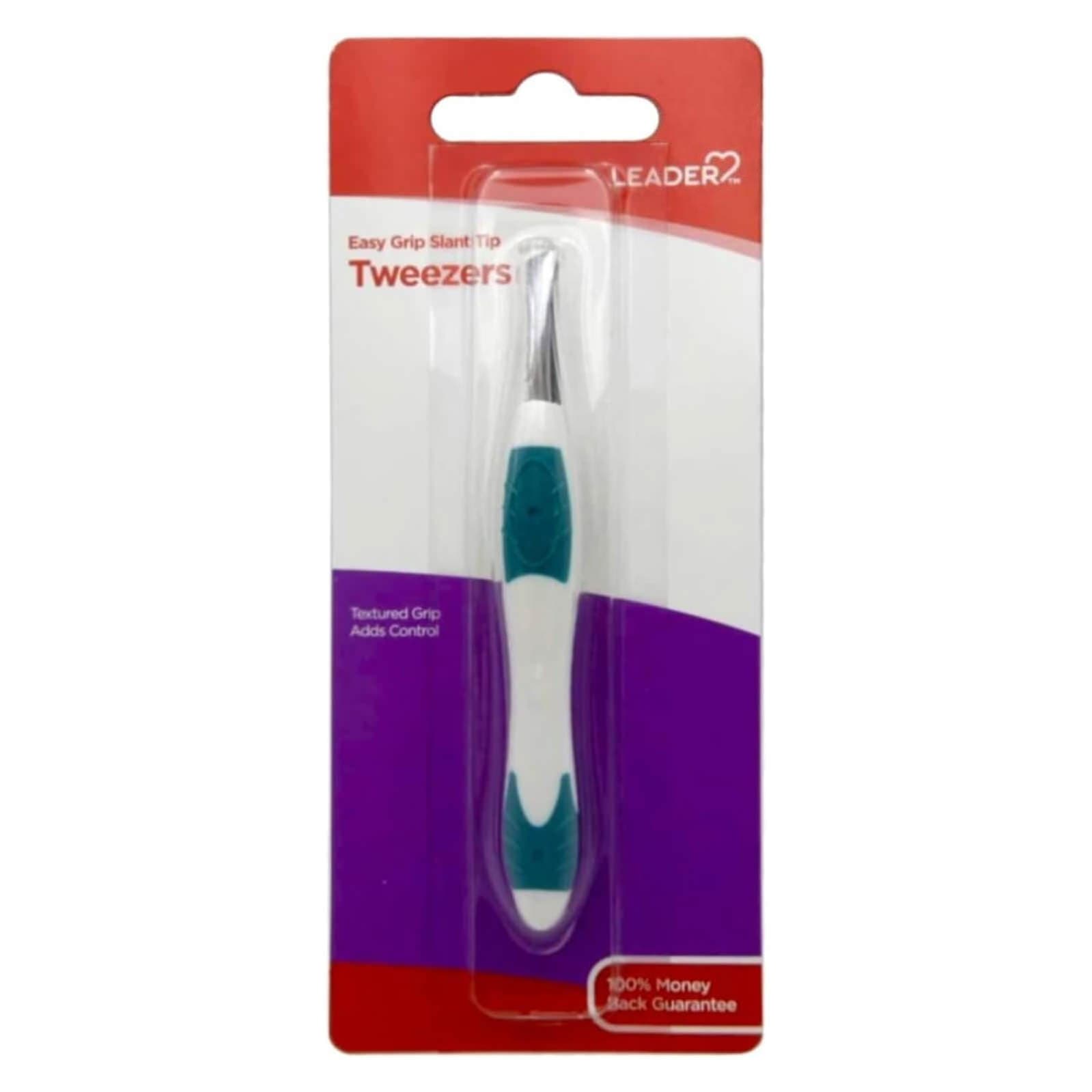 Leader Easy Grip Slant Tip Tweezers - Package of 54 - Image 2
