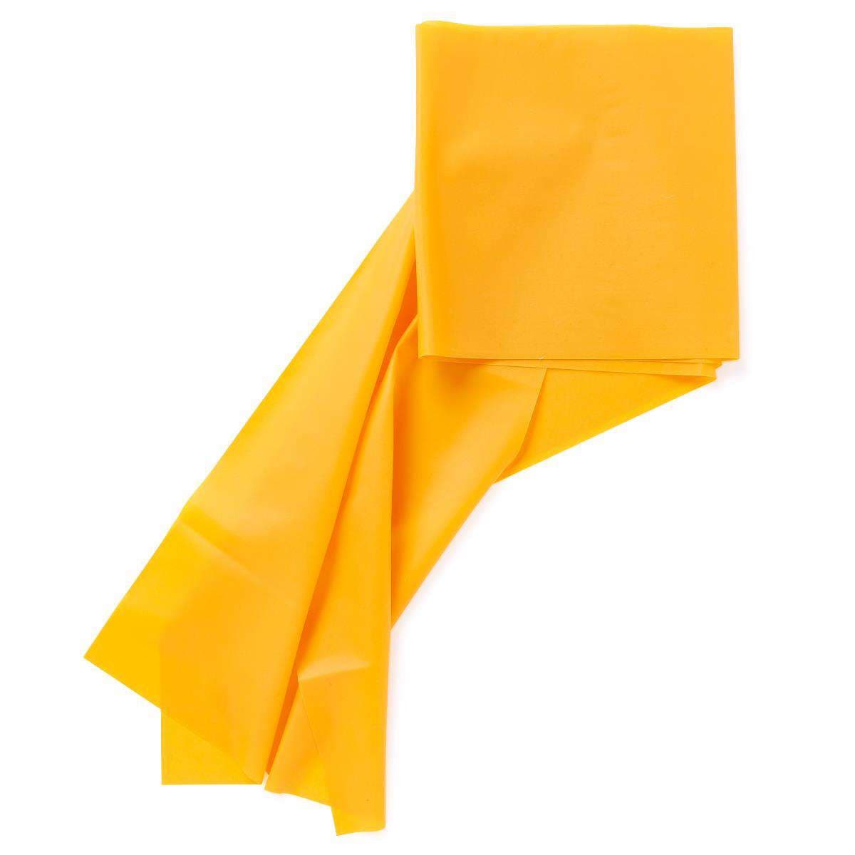 Medline Dry Natural Rubber Exercise Band, 50 Yards, Orange, Light - Image 1