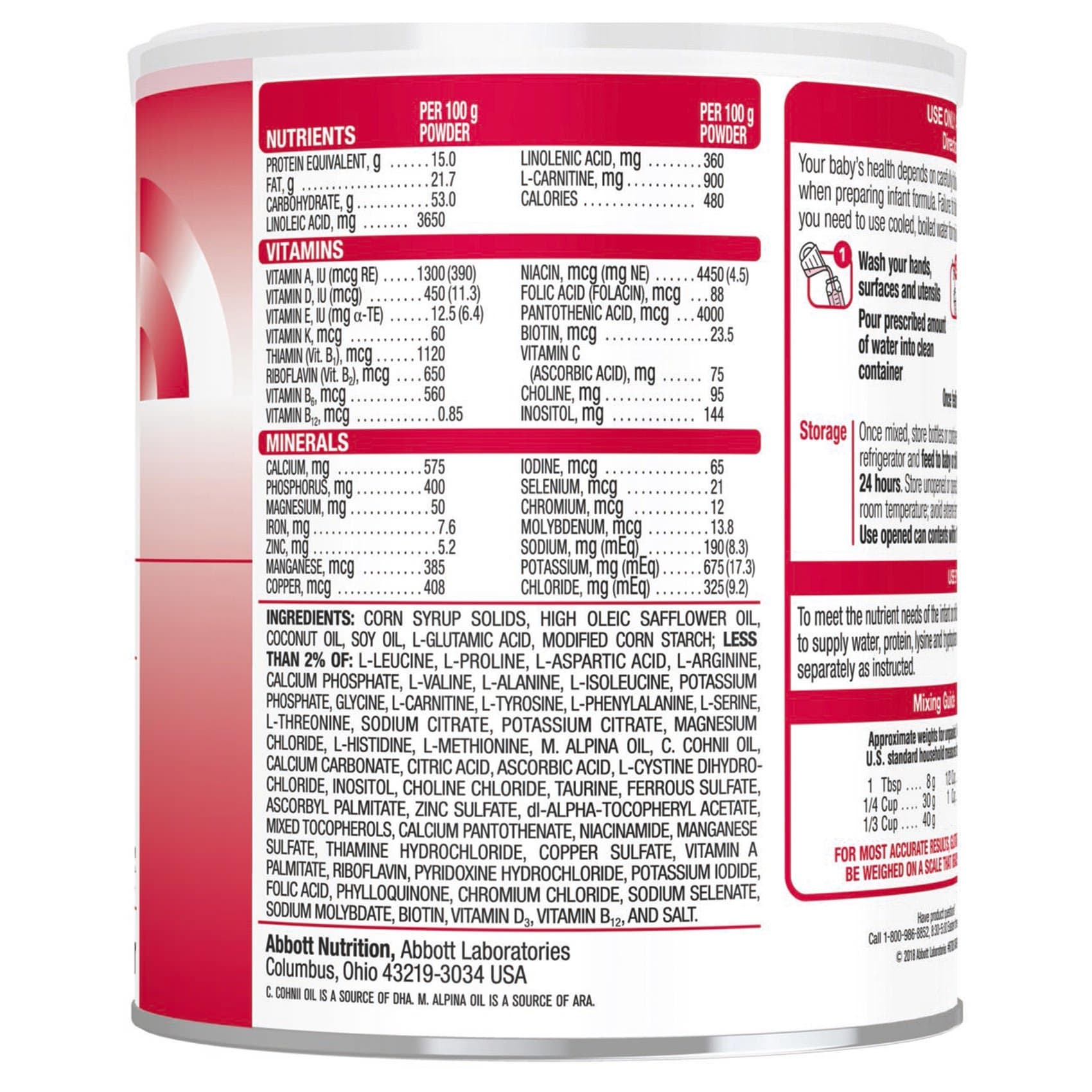 Glutarex -1 Amino Acid-Modified Infant Formula with Iron - Image 2