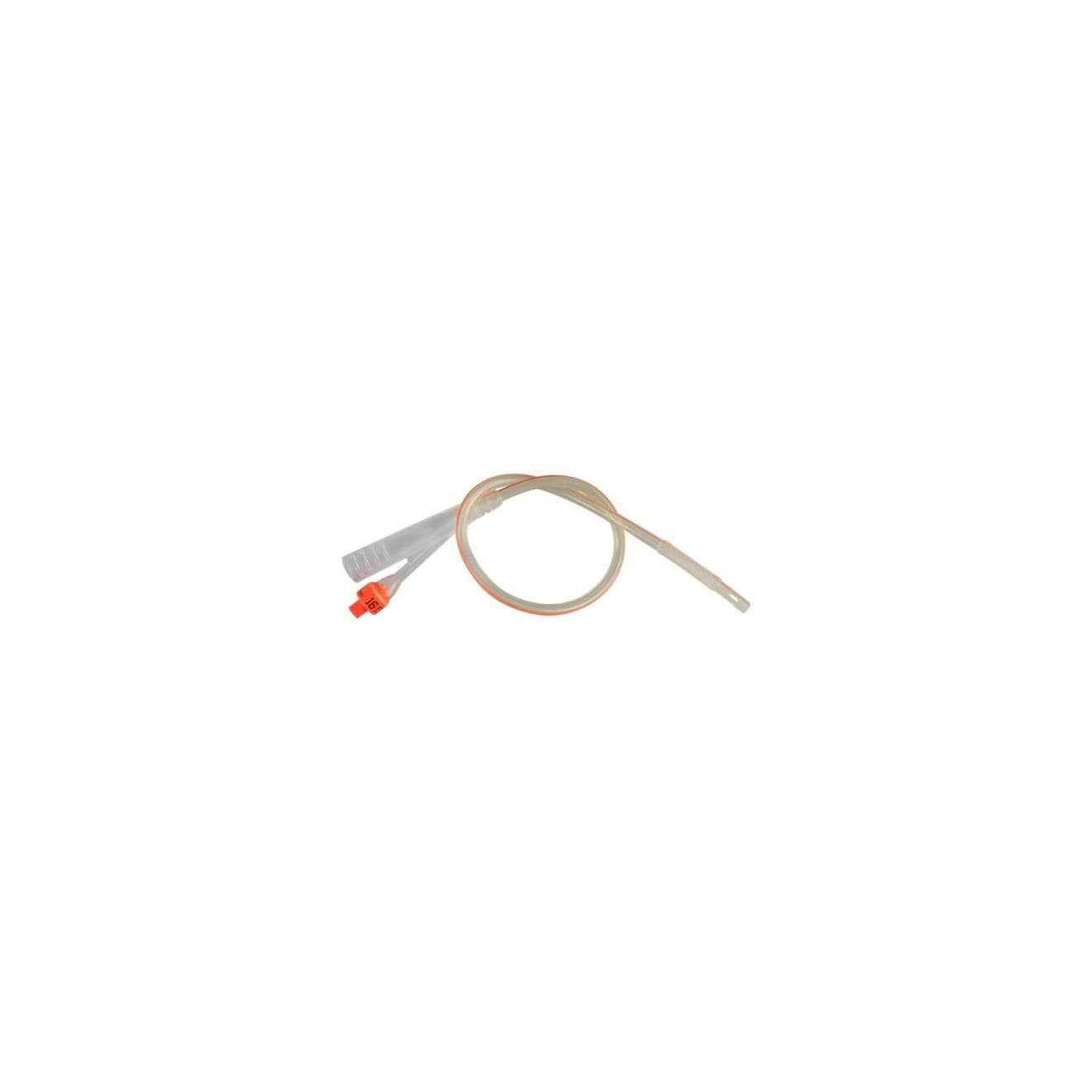Cysto-Care Folysil Pediatric 2-Way Foley Catheter with Open-tip, 3 cc, 8 Fr, 10" - Each - Image 1