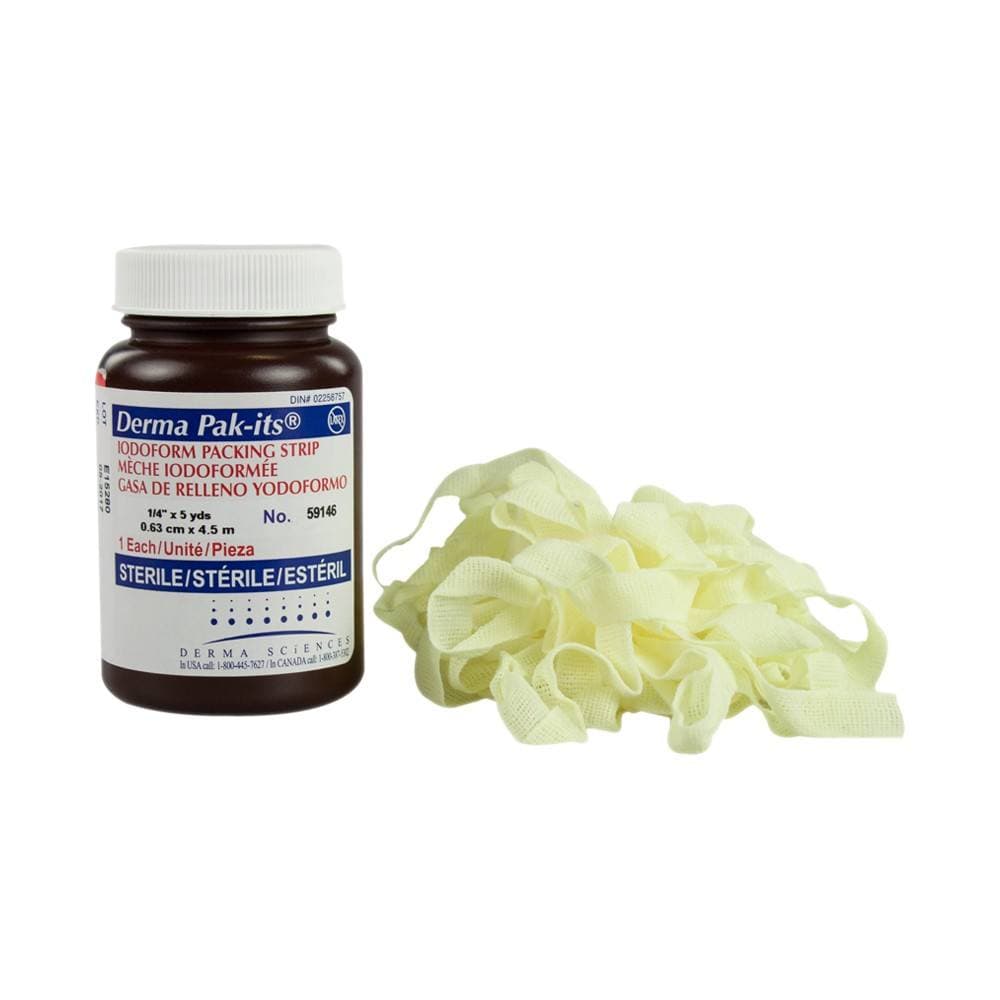 Derma Pak-Its Iodoform Wound Packing Strip