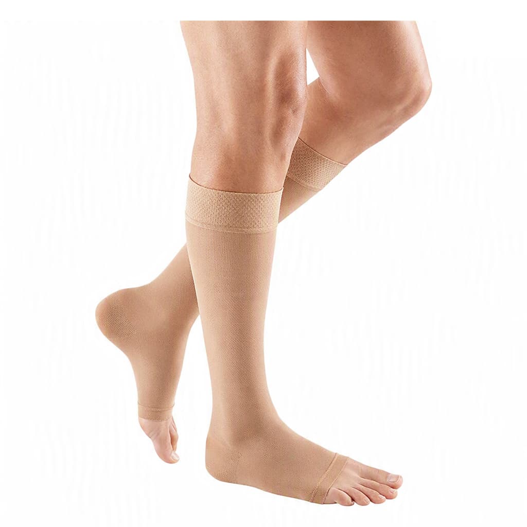 Mediven Plus Calf Standard Open Toe 30-40mmHg Compression Stocking With Silicone Topband - Image 1