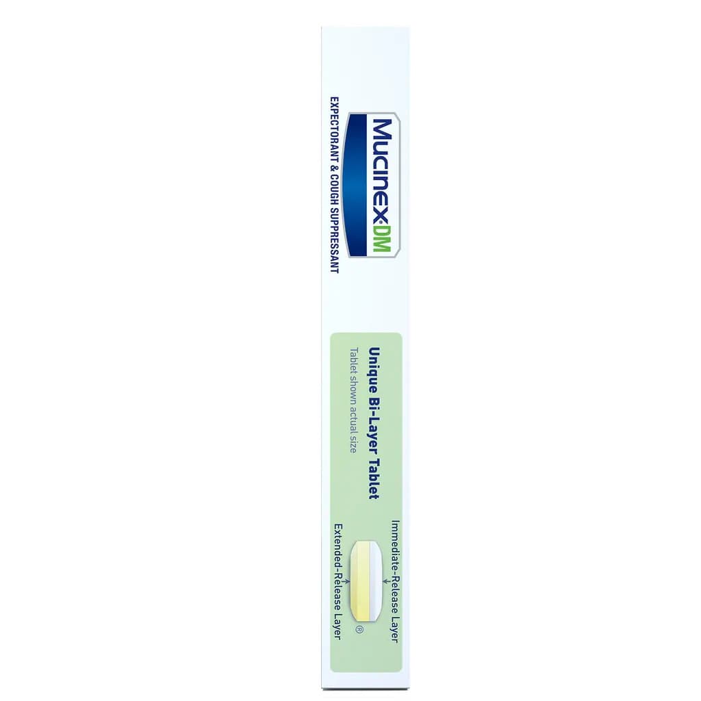 Mucinex Maximum Strength DM Extended-Release Bi-Layer Tablets - Image 2