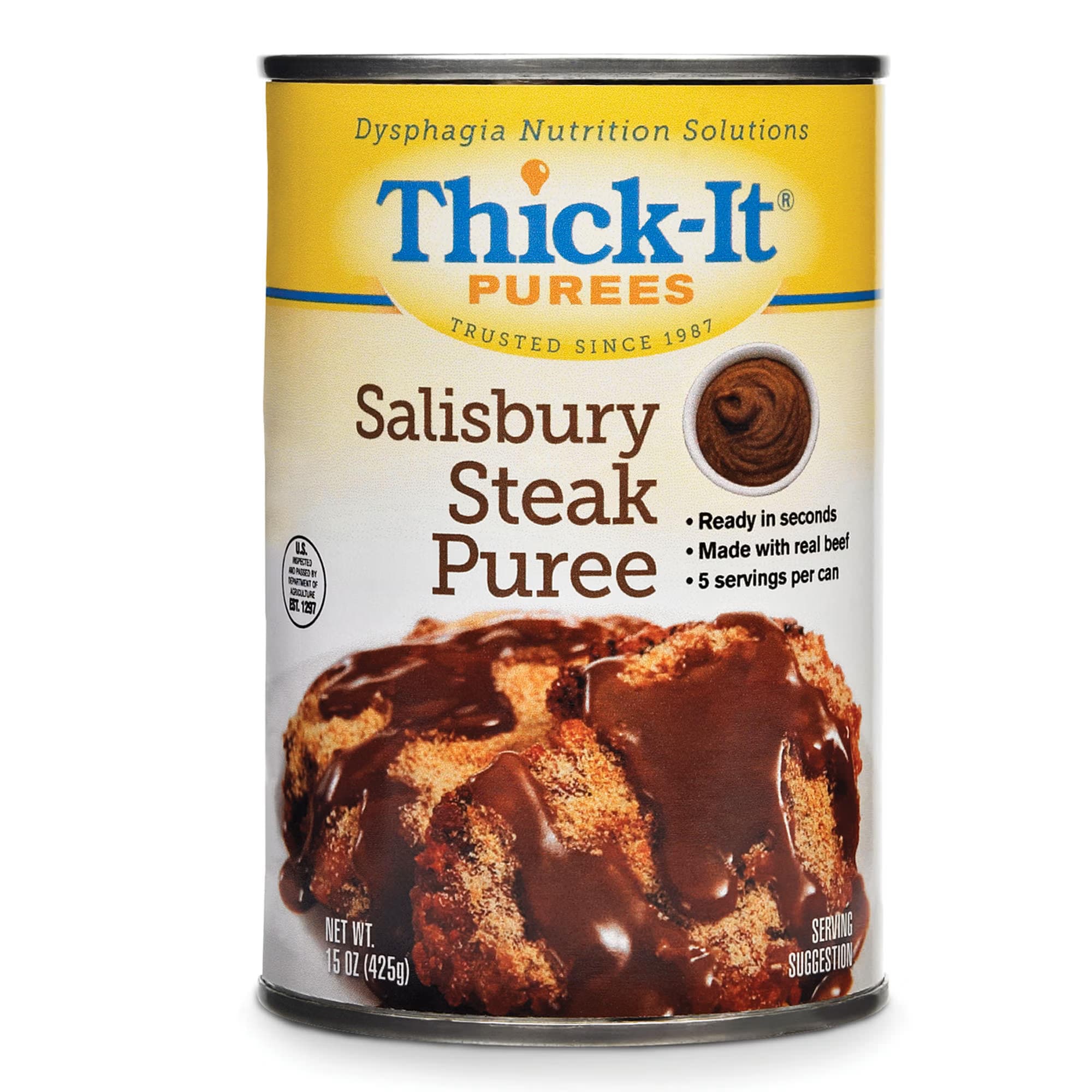 Thick-It Puree, Salisbury Steak, 15 oz - Each - Image 1