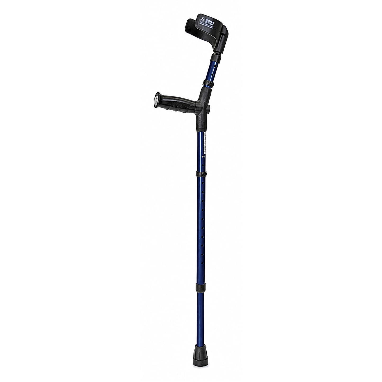 Walk Easy Adult forearm crutches with half cuff (Pair) - Midnight blue - Image 1