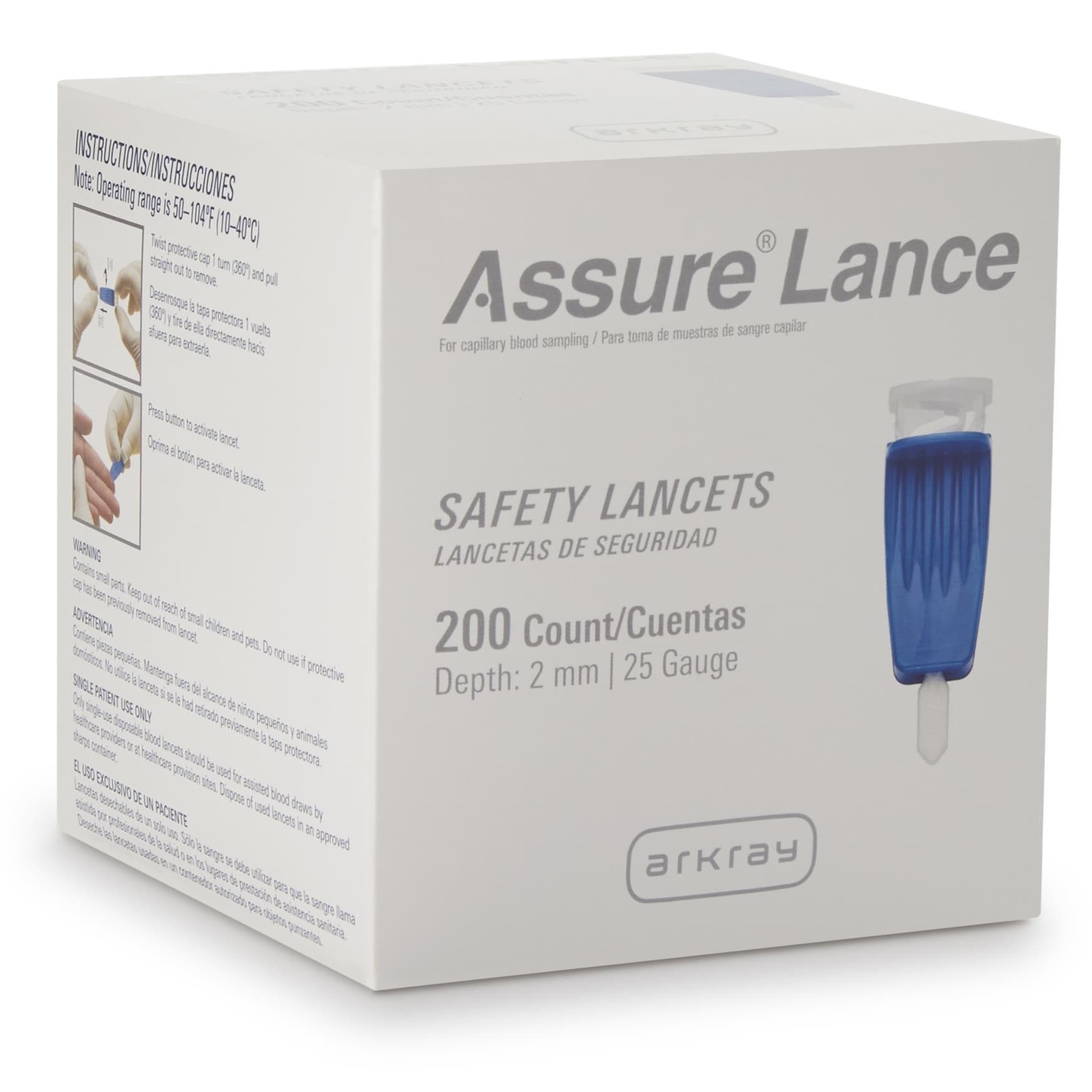 Assure Safety Lancet With Push Button Activation - Image 2