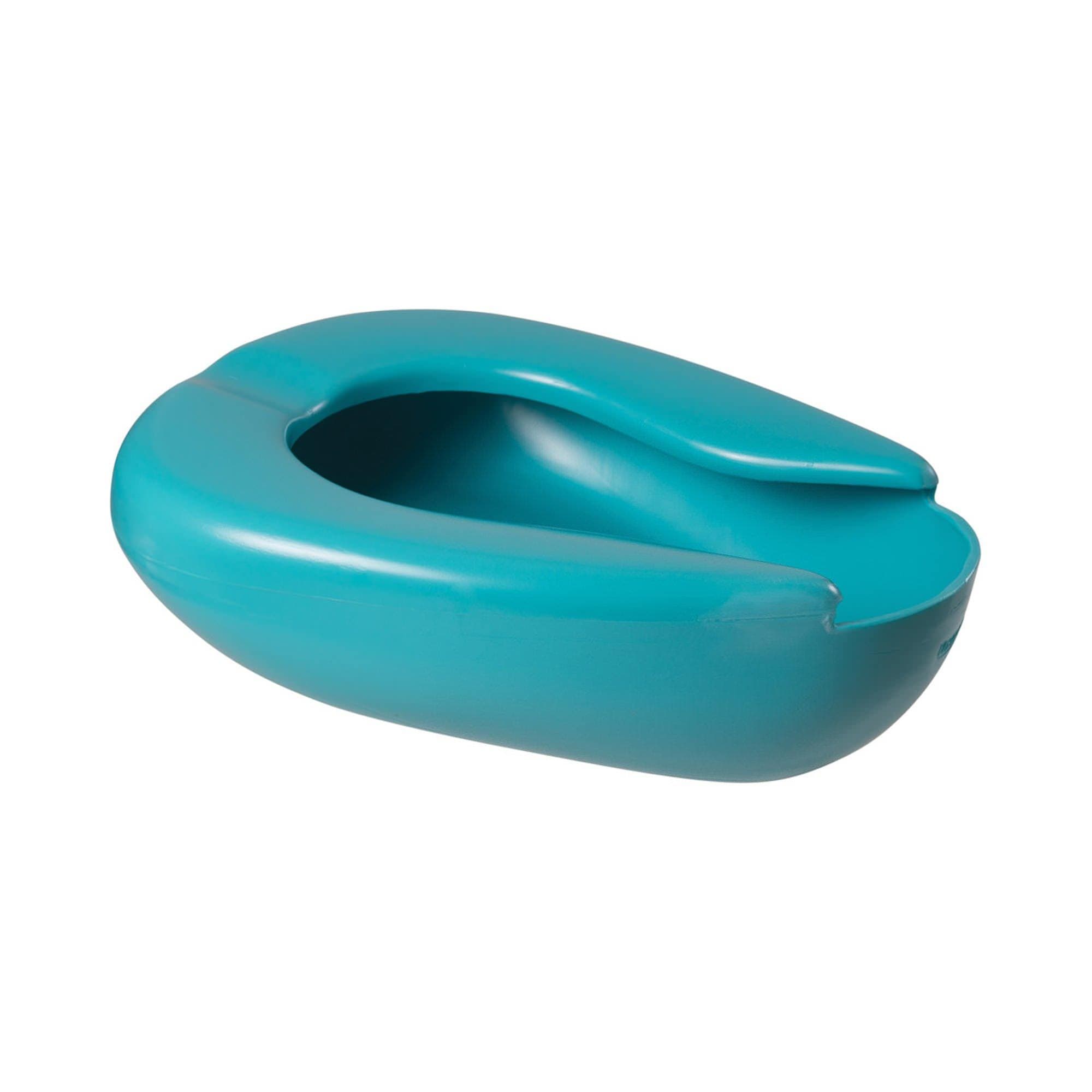 DMI Deluxe Plastic Contoured Bedpan, Blue - Image 1