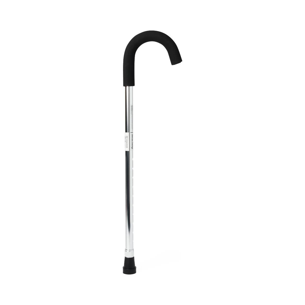 Medline Standard Aluminum Canes, Chrome - Case of 6 - Image 1