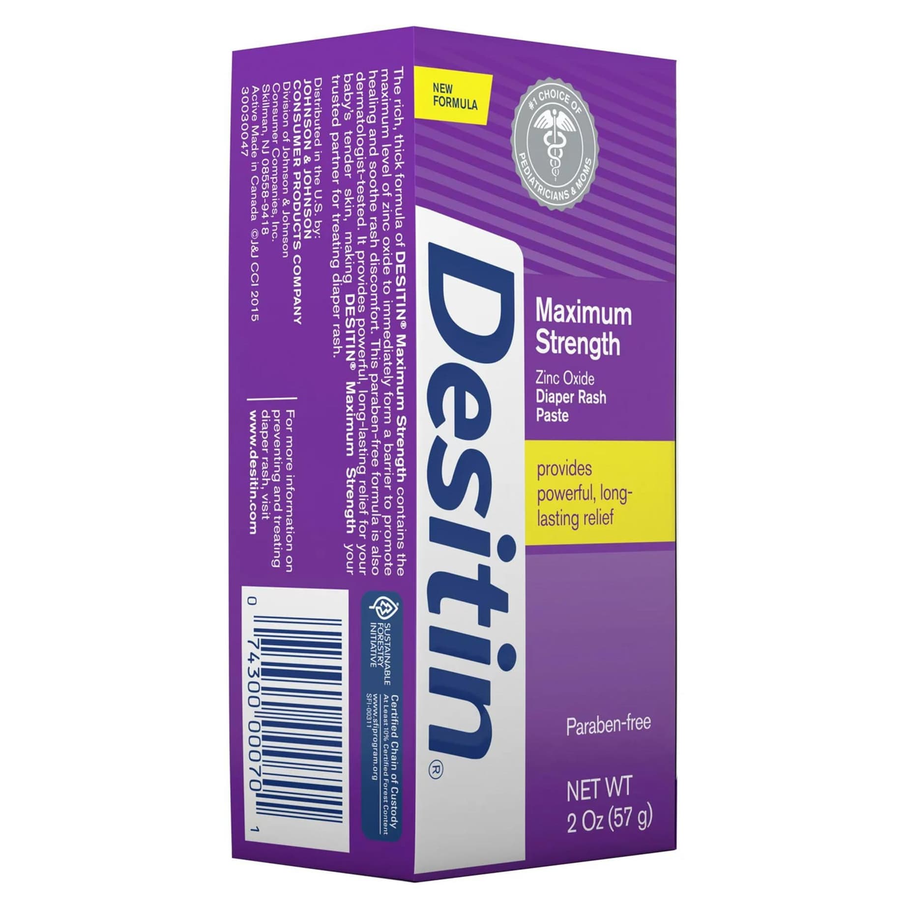 Desitin Diaper Rash Treatment, Maximum Strength, Scented