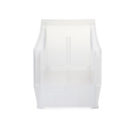 Akrobins 20 lbs Storage Bin, Clear, 10-7/8" L x 4-1/8" W x 4" H - Carton of 12 - Image 1