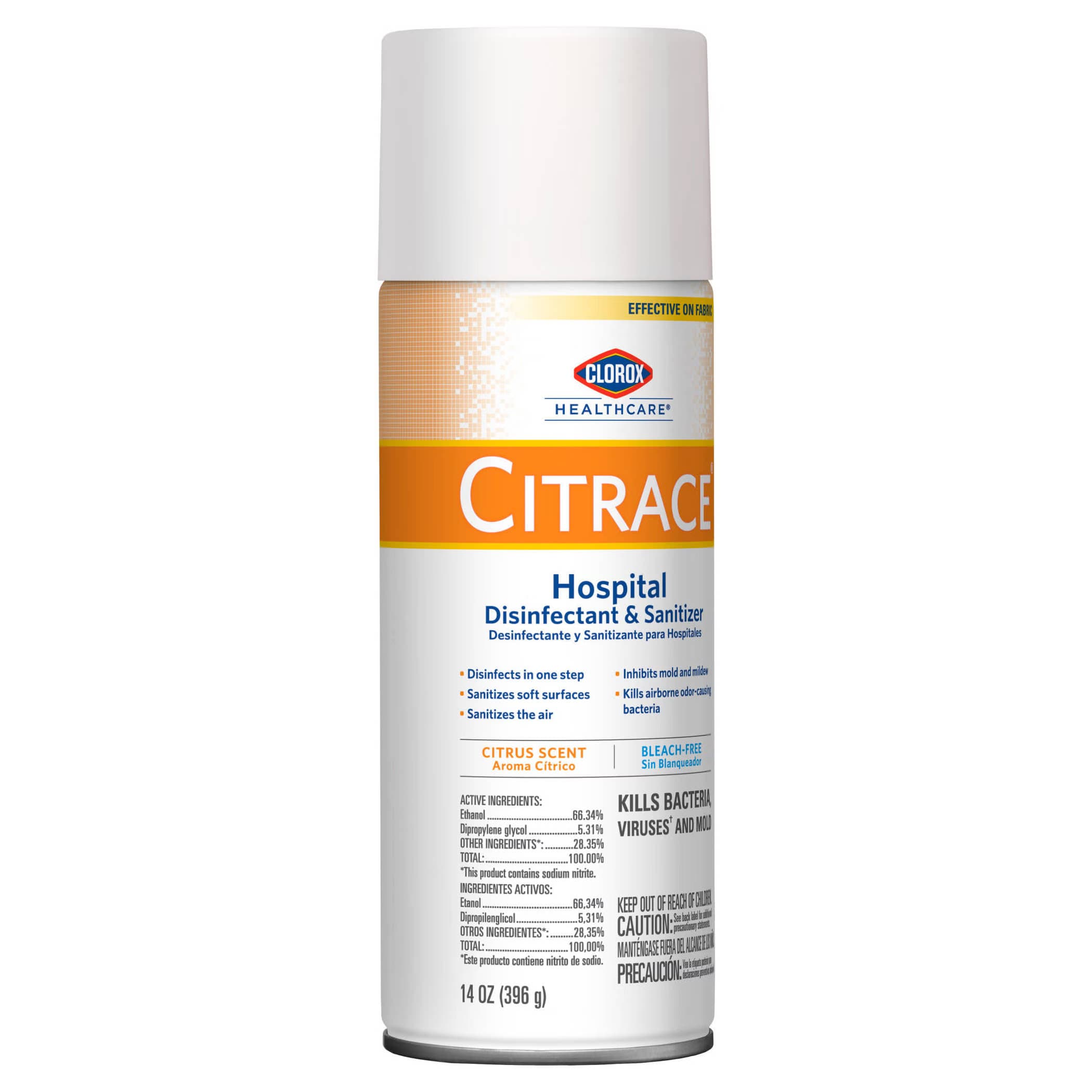 Clorox Healthcare Citrace Hospital Surface Disinfectant and Sanitizer Can Liquid - Each - Image 1
