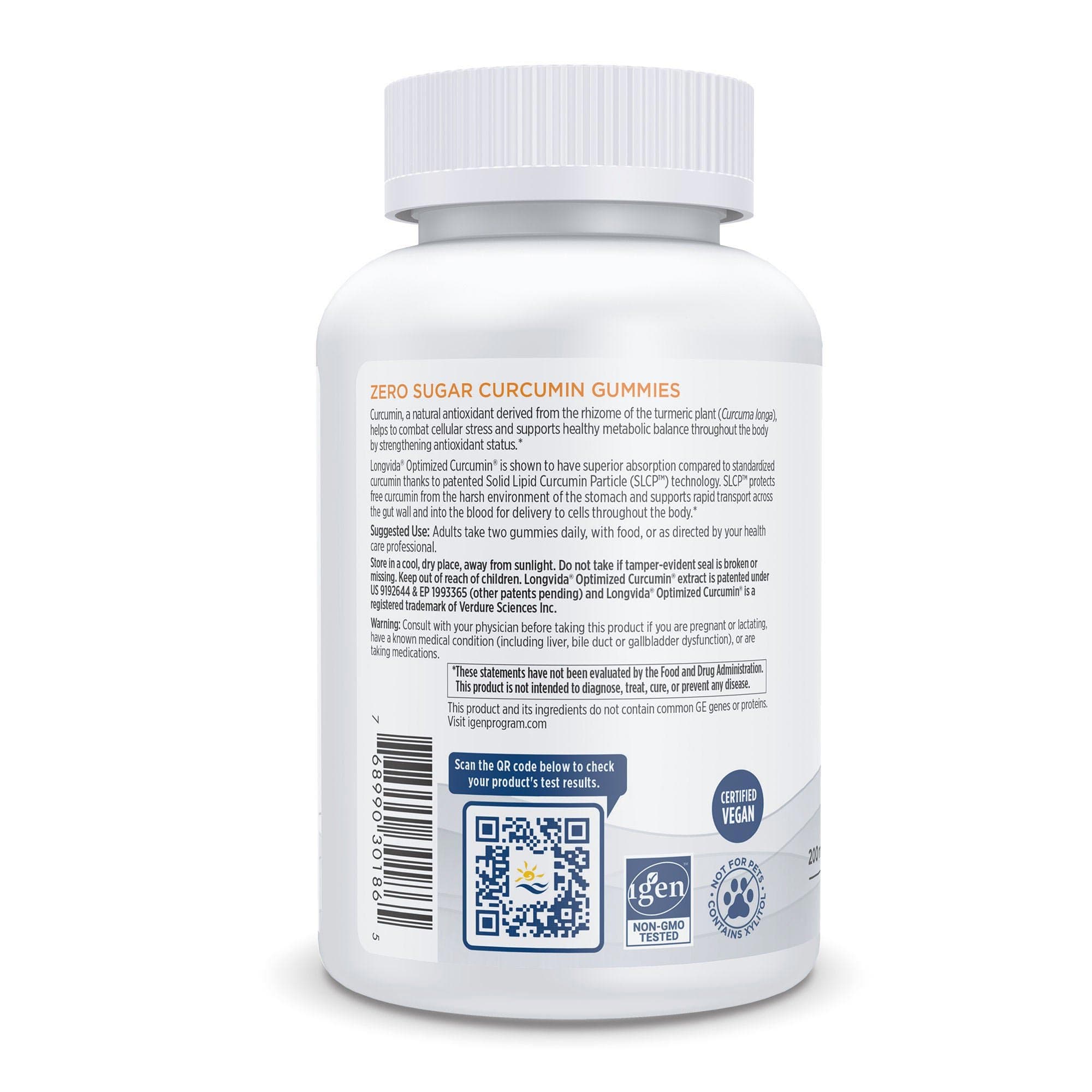 Zero Sugar Curcumin Dietary Supplement - Image 3