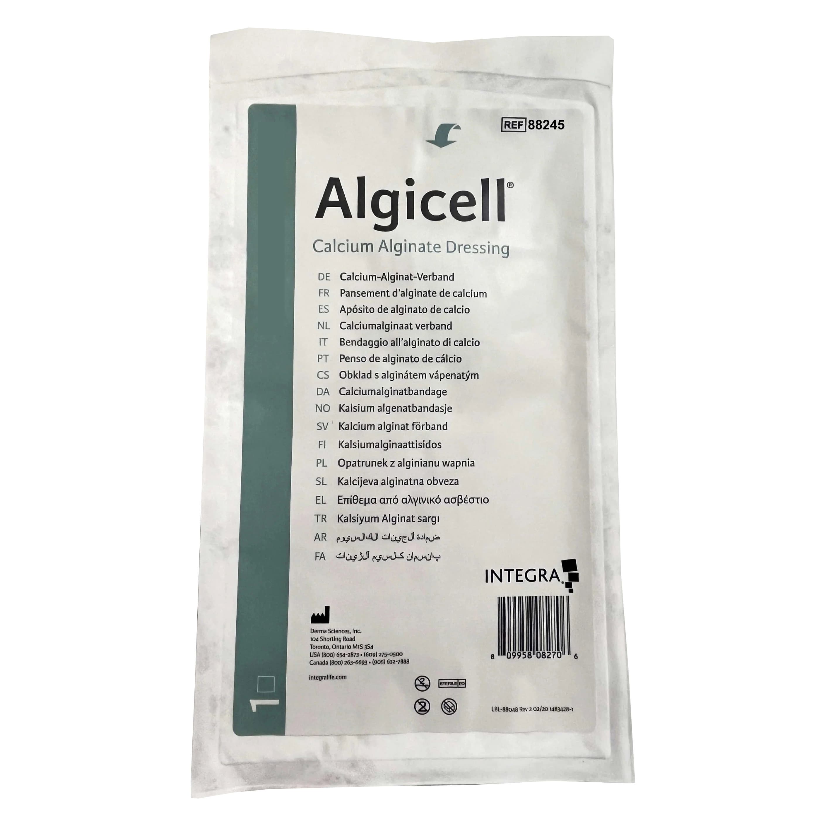 Algicell Calcium Alginate Sterile Dressing, 4 x 5 Inch - Each - Image 1