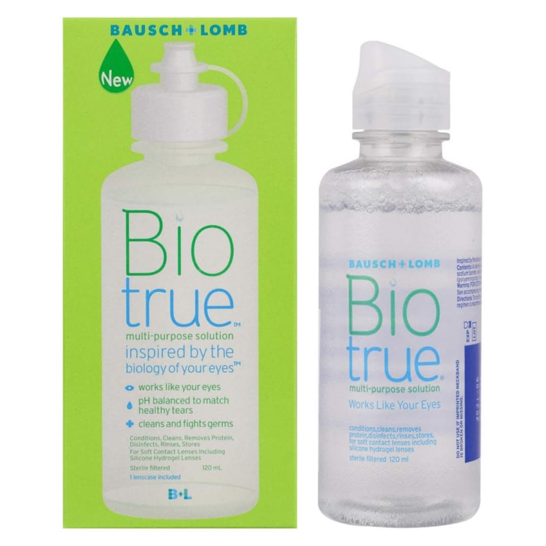 Biotrue Contact Lens Solution Bottle, 4 oz. - Image 1