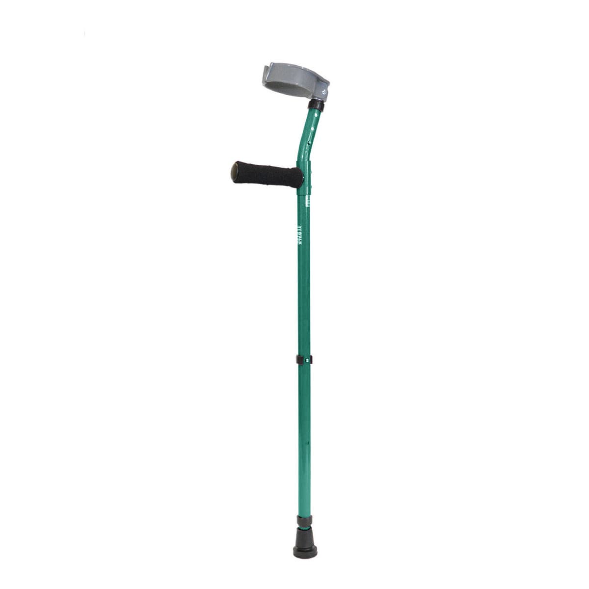 Walk Easy small adult forearm height adjustable crutches with 3.5" adjustable full cuff (pair) - Teal - Image 1