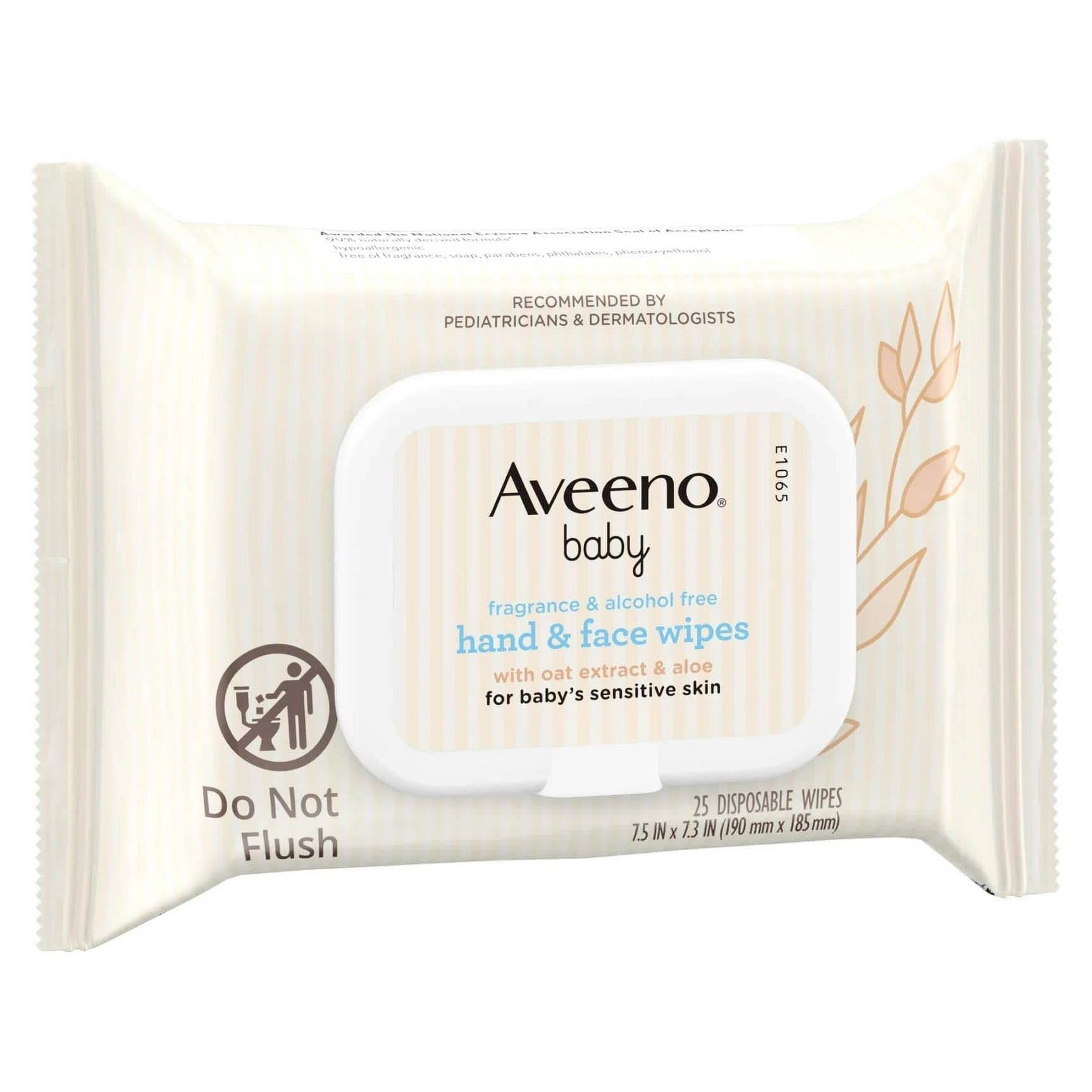Aveeno Baby Soft Wipe Unscented - Case of 4 - Image 1