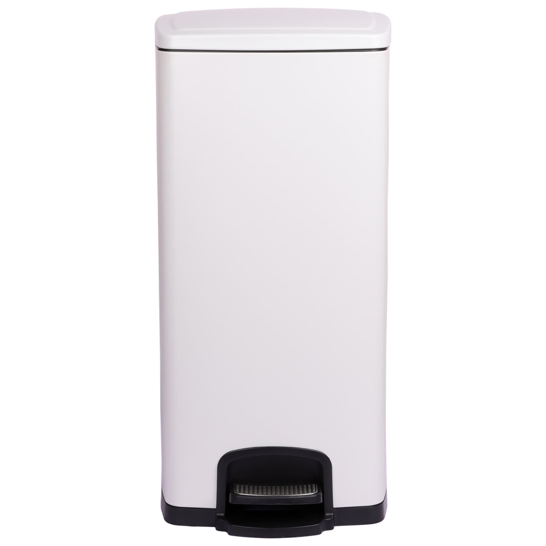 McKesson Step-On Square Metal Trash Can