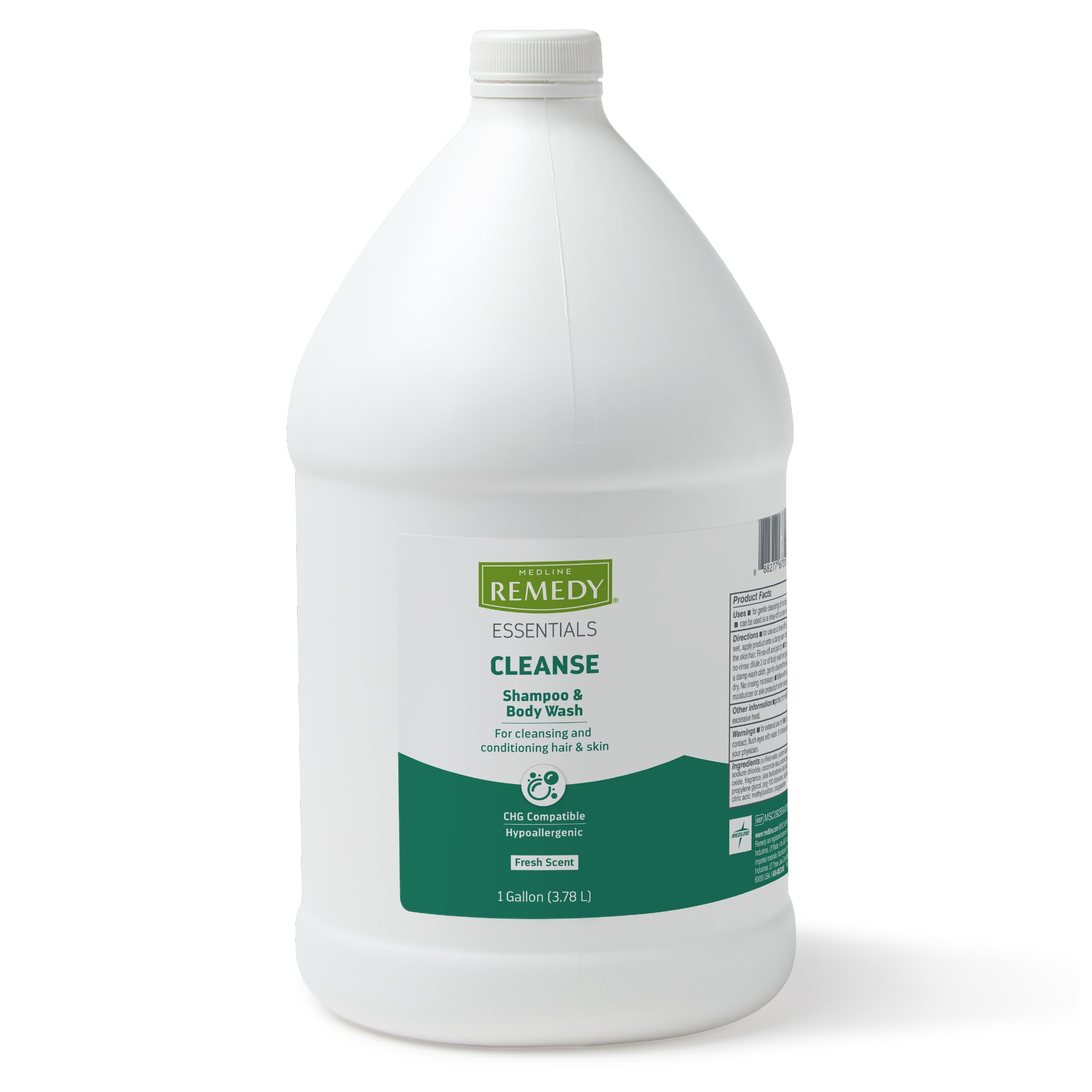 Remedy Essentials Cleanse Shampoo & Body Wash, Fresh Scent, 1 Gallon - Image 1