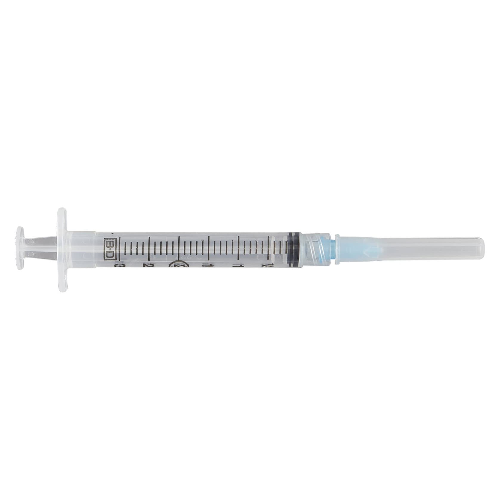 BD 3 mL Disposable Syringe with Hypodermic Needle, 25 Gauge, 1 Inch - Box of 100 - Image 1