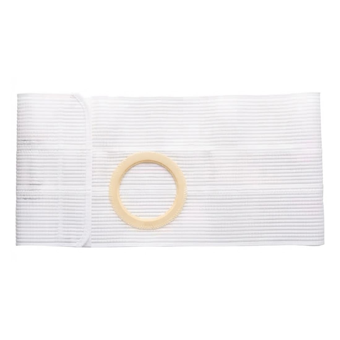 Nu-Hope 3" Flat Panel Ostomy Support Belt, 2-3/4", White, Medium, Prolapse Flap - Each - Image 1