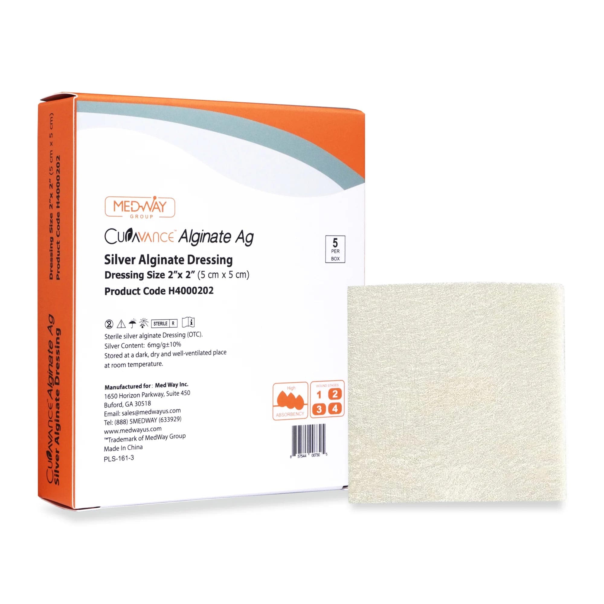 CuraVance Silver Alginate Dressing